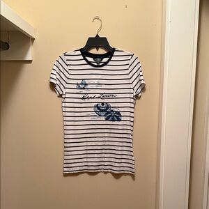 Striped Navy Blue Shirt